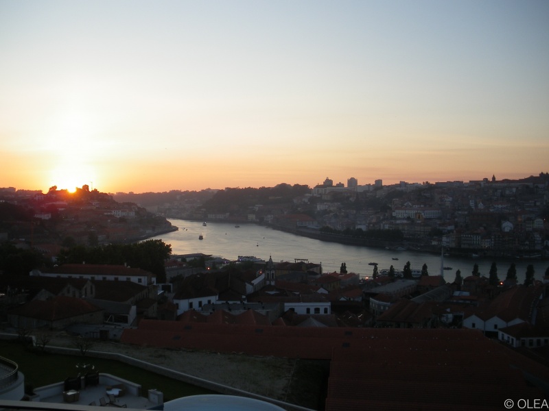 Charme de Porto au coucher du soleil